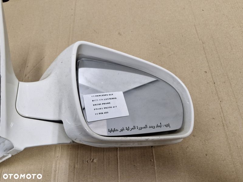 mercedes benz slk r171 171 lift lusterko drzwi prawe prawy przód 4+7 11 pin uk - 6