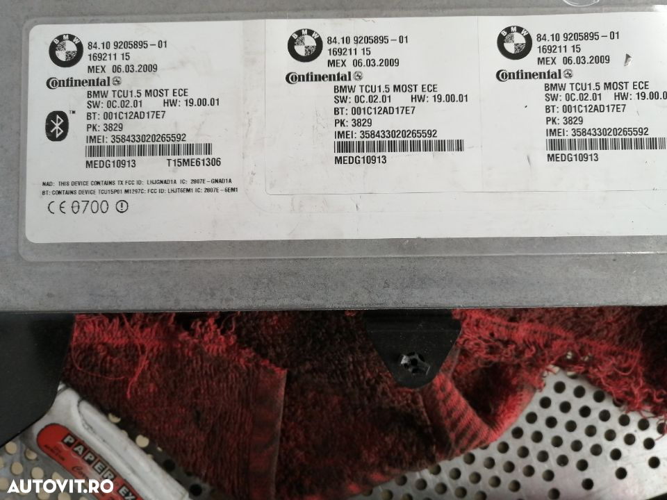 Modul Bluetooth Bmw E60 E61 E90 E87 E91 Cod - 4