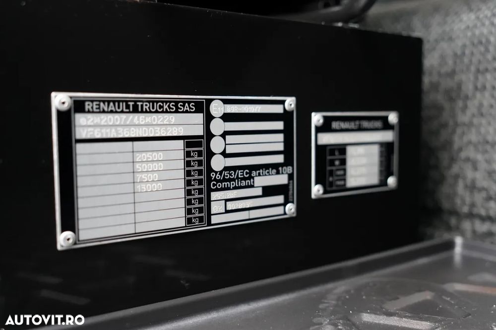 Renault T 480 / RETARDER / 2022 / 13 LITRI / ANVELOPE 100% - 36