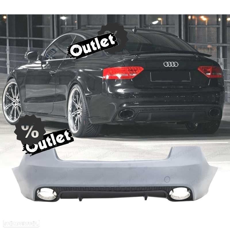 C030025C1 PARA-CHOQUES TRASEIRO AUDI A5 8T COUPE 07-15 LOOK RS5 - 1