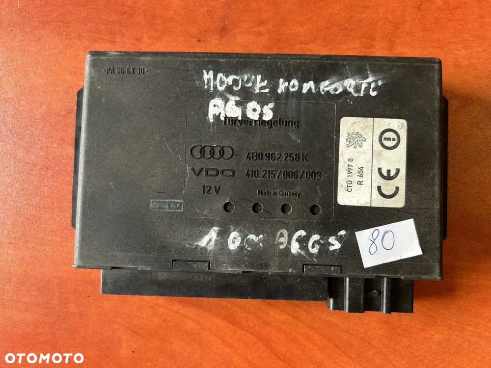 MODUŁ KOMFORTU AUDI A6 C5 4B0962258K - 1