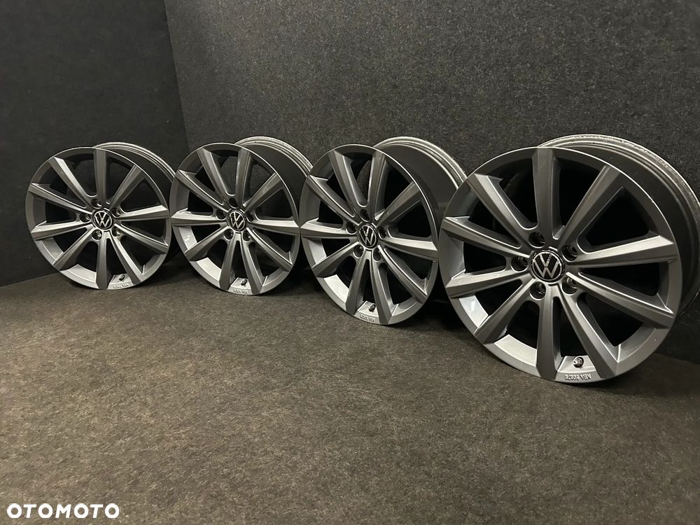 Alufelgi Tiguan II, T-Roc, Passat B8, Golf 7, 8, Touran 17 cali 5x112 4szt. Ładne! - 1