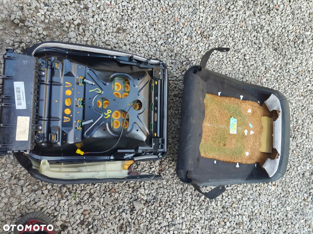 MERCEDES W211 Lift FOTEL Prawy Czarny Pełna Skóra - 23
