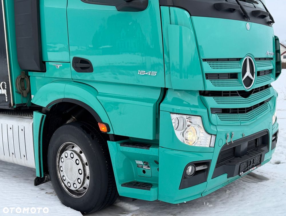 Mercedes-Benz ACTROS 1845 / FIRANKA / 18 EUROPALET / ALUSY / 8 000 KG ŁADOWNOŚCI / 2018 ROK / SPROWADZONY / AUTOMAT / SYPIALKA / EURO 6 - 14