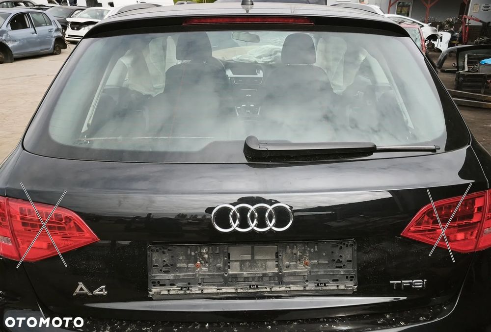 AUDI A4 B8 11r KOMBI KLAPA BAGAŻNIKA SZYBA TYŁ GOŁA LZ9Y - 1