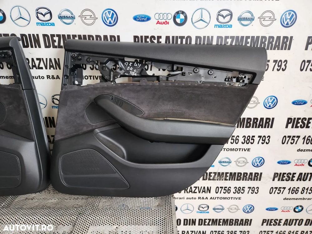 Fata Tapiterie Usa Fata Spate Audi A8 4H D4 Volan Stanga Alcantara An 2010-2011-2012-2013-2014-2015 - 5