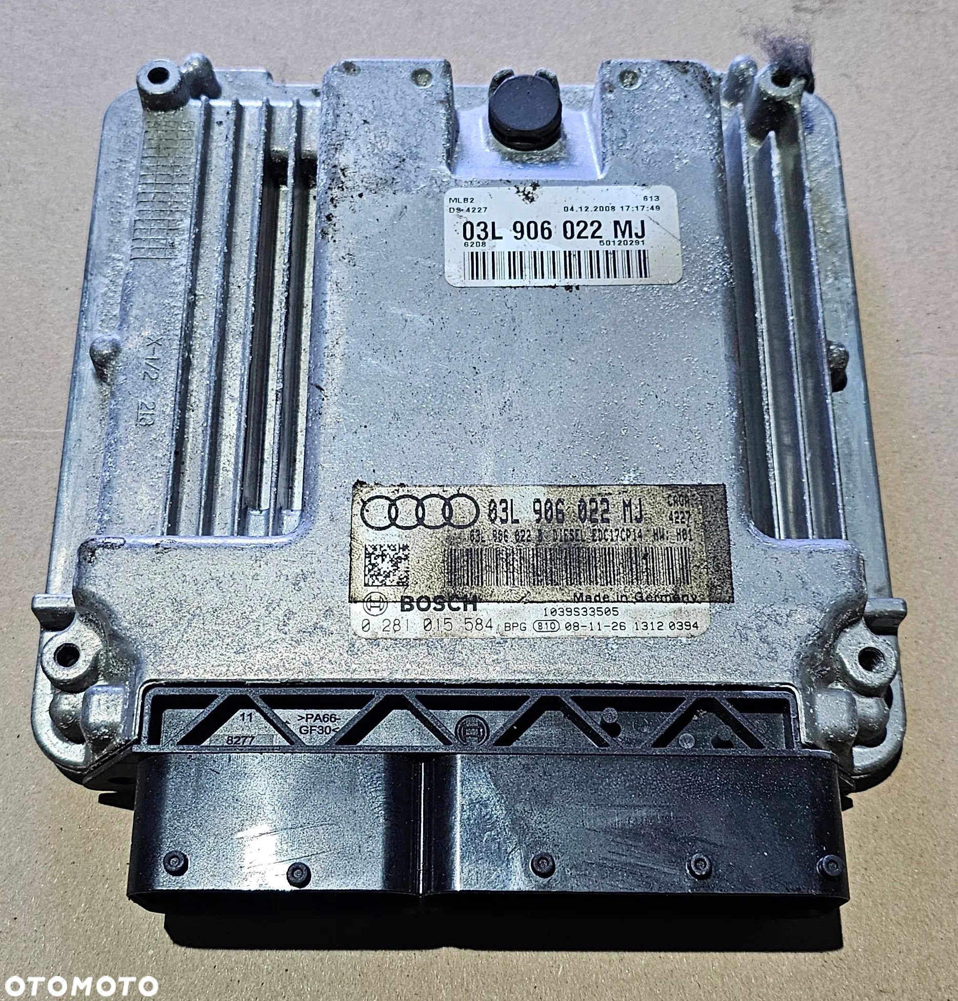 Komputer silnika sterownik Audi A4 B8 03L906022MJ - 1