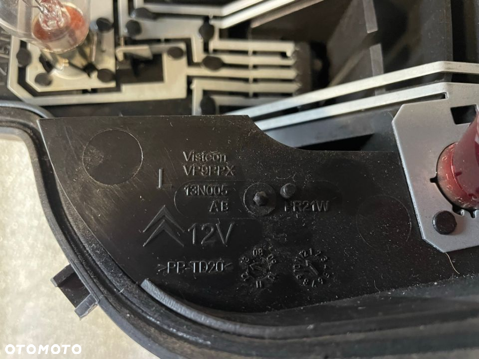 CITROEN DS3 2008- WKŁAD LAMPY LEWY VP9PPX - 2