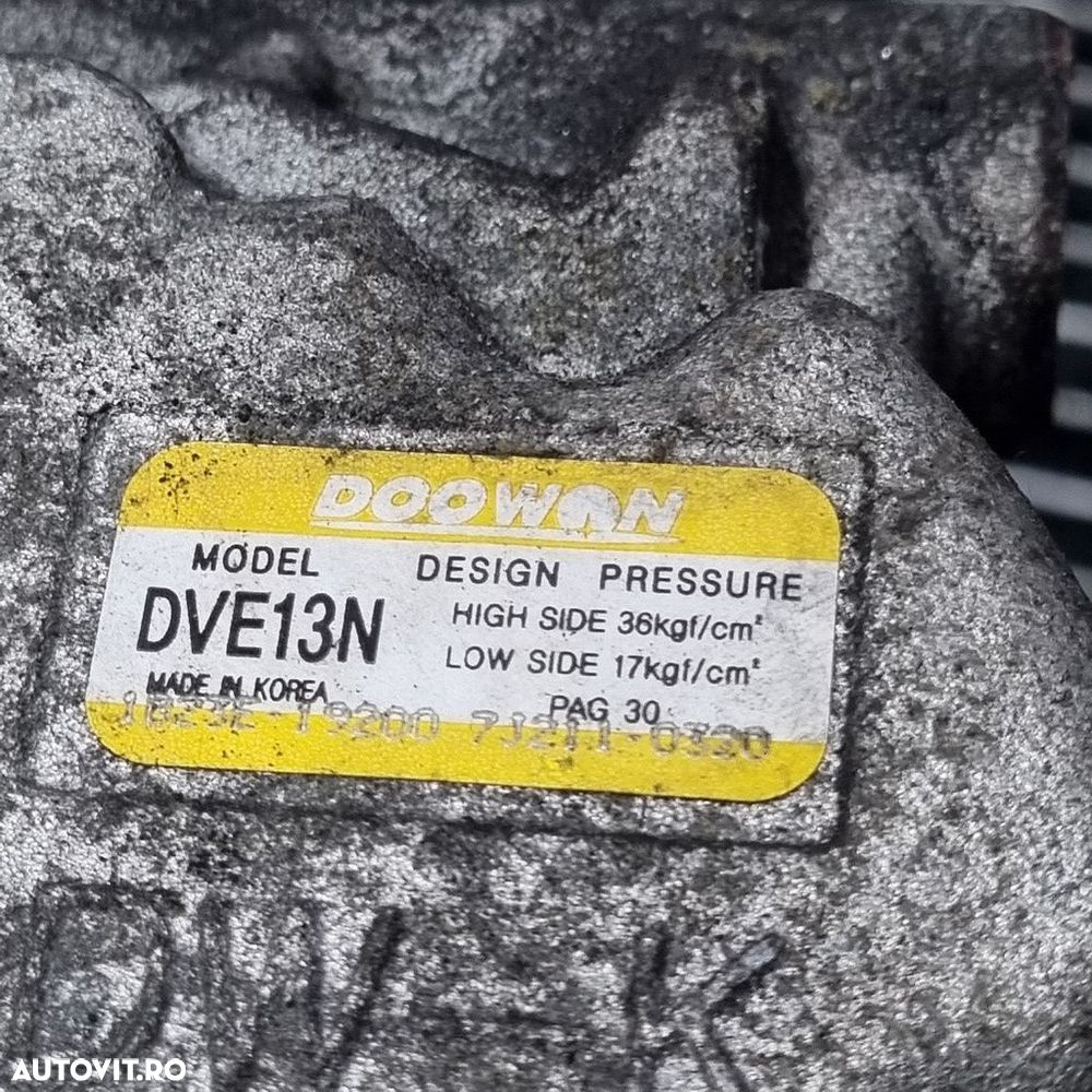 Compresor clima Hyundai Kona I 1.0 T - GDI Benzina 2017 - 2020 120CP G3LC G3LE (1413) ... - 5