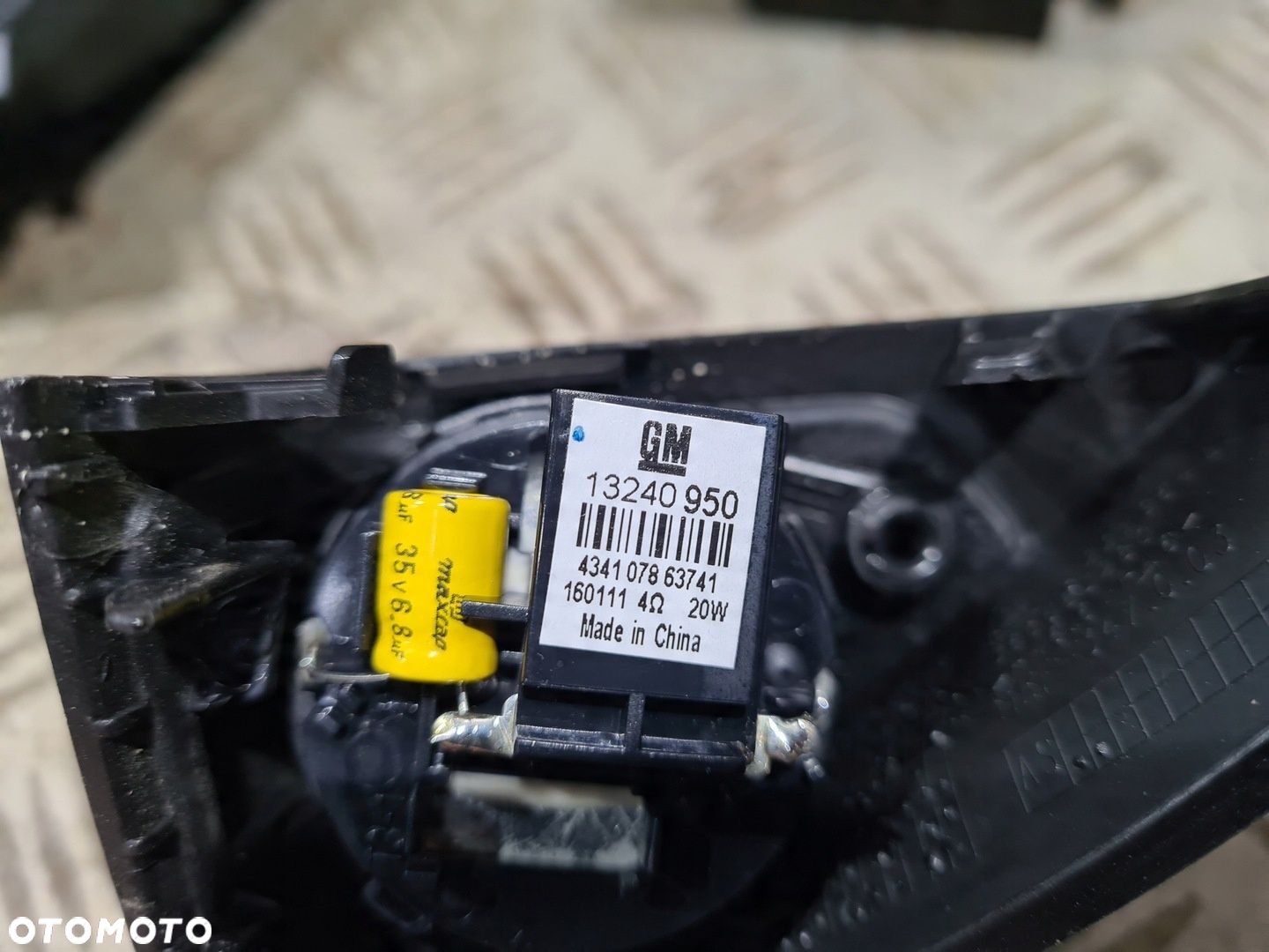 GŁOŚNIK GŁOŚNIKI SUBWOOFER KOMPLET BOSE OPEL INSIGNIA A LIFT - 8