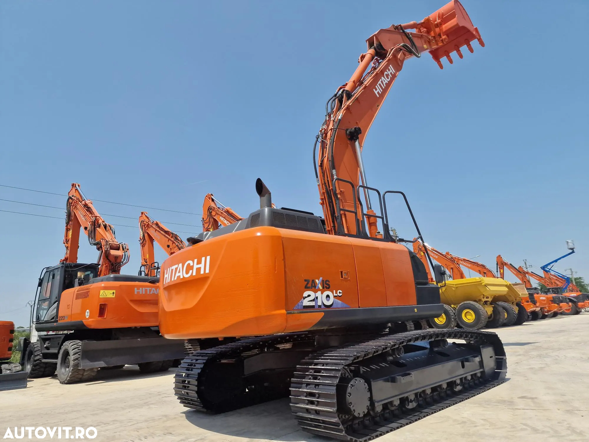Hitachi ZX210, 2019, 23t, 4.888h, cupa NOUA 1,3mc-96.900 EUR+Tva, camera spate, camere laterale, inst picon, aer cond climatronic, consum 11l/h,. 3 pompe hidr HITACHI, inst picon, lant 90% ok 480h mars, posbilitate leasing 4 ani-PROMOTIE 96.900 EUR+Tva - 19