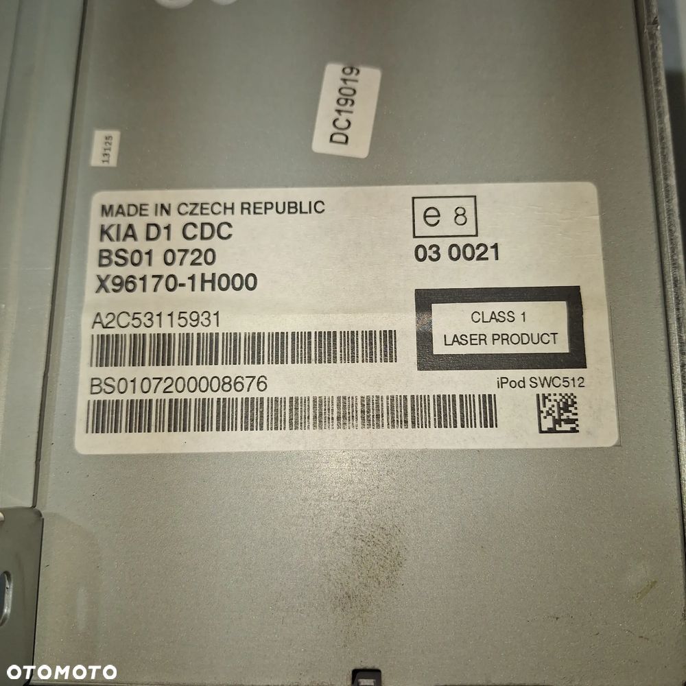 RADIO KIA CEED I X96170-1H000 - 5