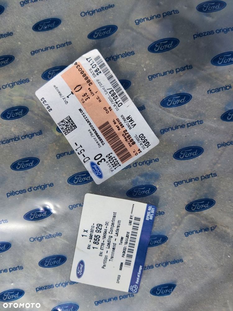 Osłona kierowcy ściana Ford Transit Courier - 4