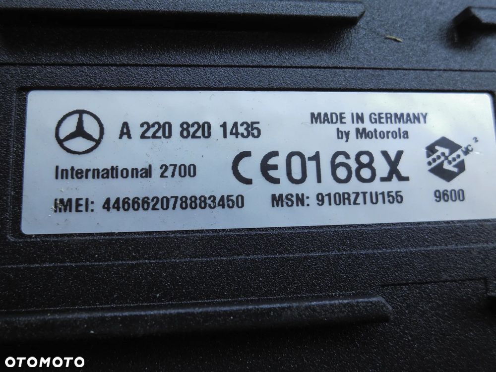 MERCEDES S W220 MODUŁ TELEFONU A2208201435 W210 E KLASA - 2