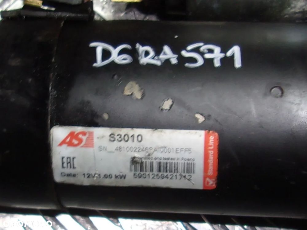 Citroen C2 C3 I II Pluriel C4 I Nemo rozrusznik 1.1 1.4 1.6 - 6