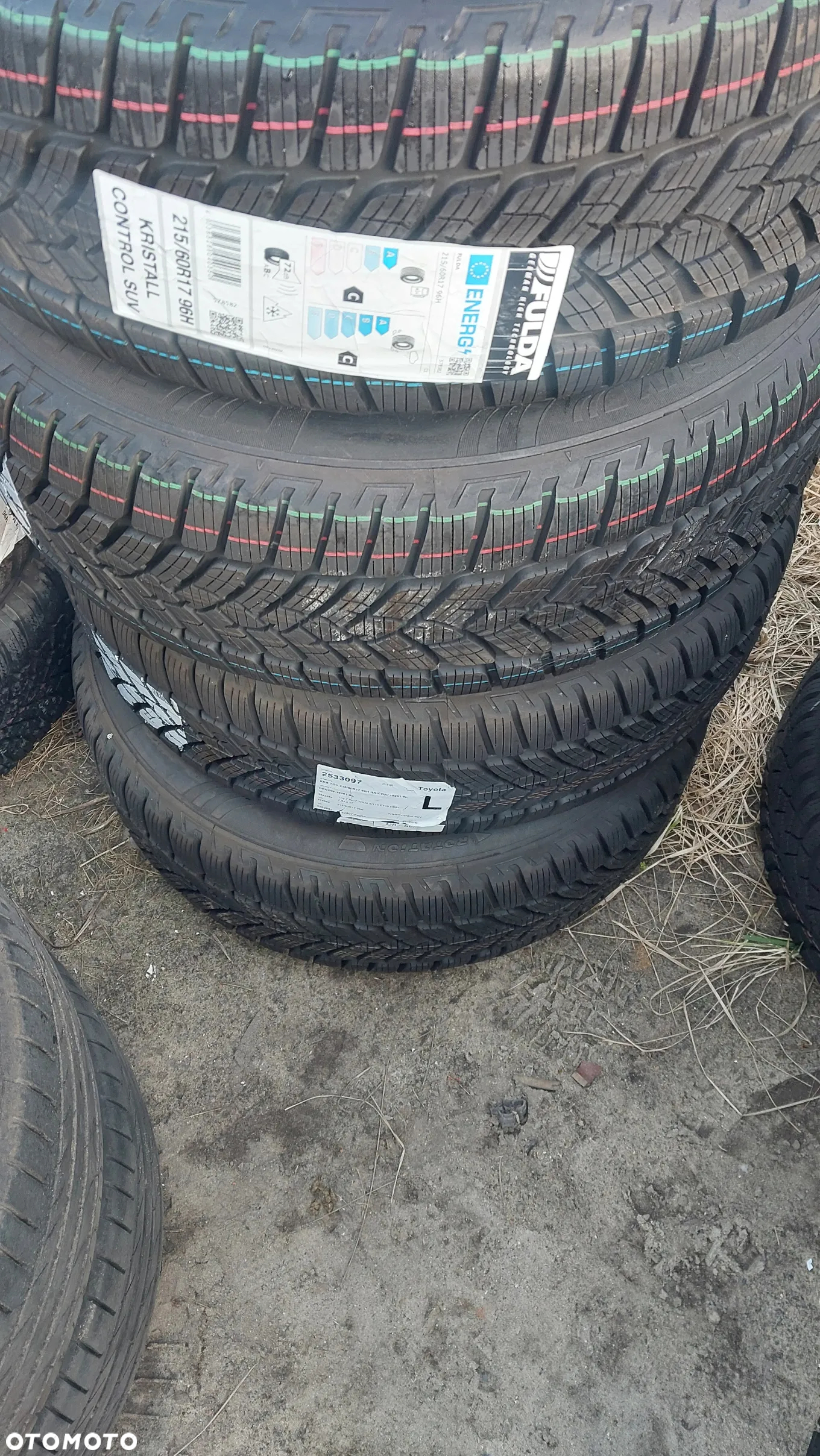 Komplet kol zimowych TOYOTA CHR 215/60r17 FULDA NOWE - 2