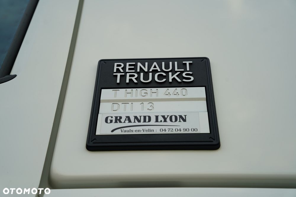 Renault T HIGH 440 DTI 13 / 6X2 /  FIRANKA 9.5 M / KLIMA POSTOJOWA / OŚ PODNOSZONA / MOCNA PODŁOGA / ALUFELGI / WINDA DHOLLANDIA / - 26