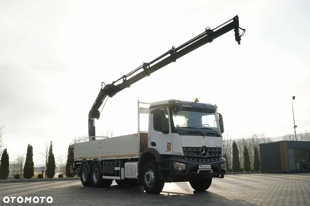 Mercedes-Benz AROCS 2640 / 6x4 / SKRZYNIOWY - 6,5 M / HDS HIAB 144 / wysów: 12,5 M / EURO 6 / STEROWANIE RADIOWE / ROTATOR / - 6