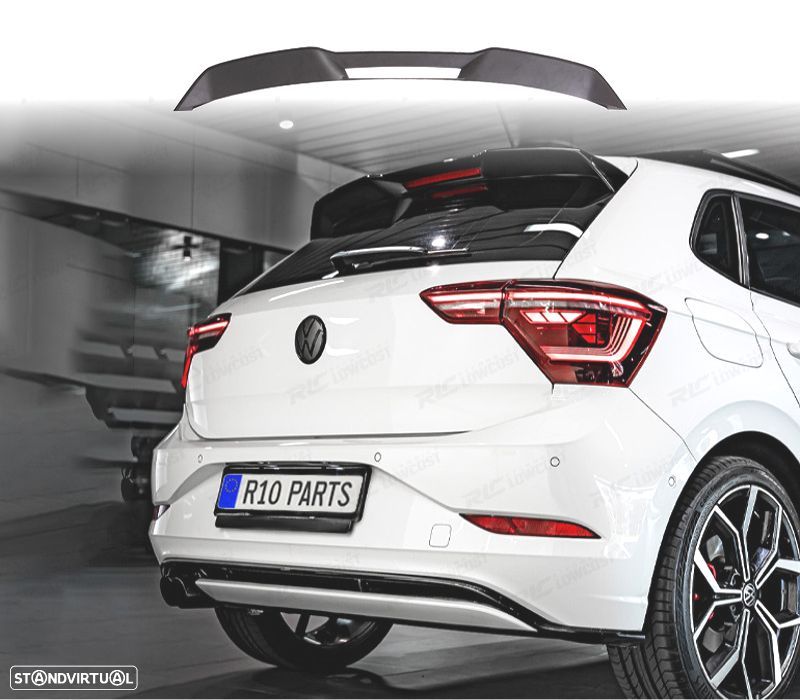 AILERON SPOILER TETO VOLKSWAGEN VW POLO 22- LOOK GTI - 1