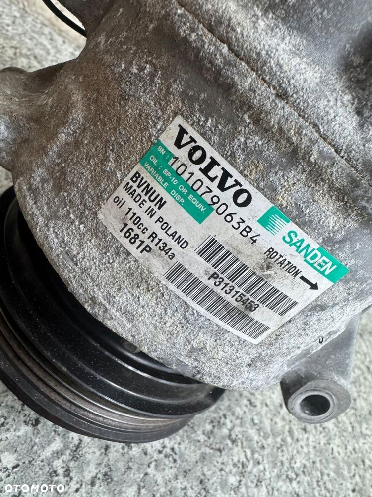 kompresor sprężarka klimatyzacji volvo v60 s60 ii v70 iii xc60 i 2.0 2.4 d - 3