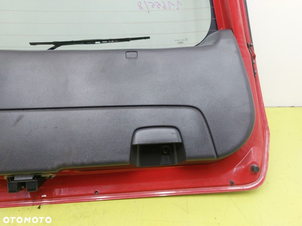 Klapa tył tylna BAGAŻNIKA SUZUKI IGNIS I 2000-2006 ZR8 CZERWONA ŁADNA - 10