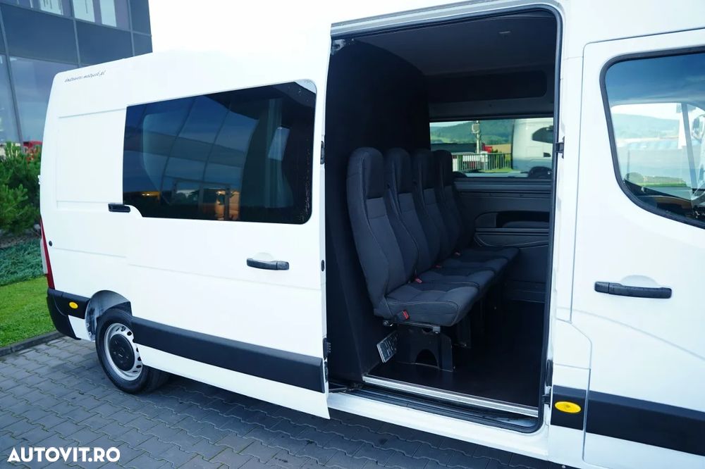 Renault MASTER / CAROSERIE ROATĂ / FUGO / CABINĂ MIXĂ 7 LOCURI / CAROSERIE / DEALER POLONESC / UNIC PROPRIETAR - 36