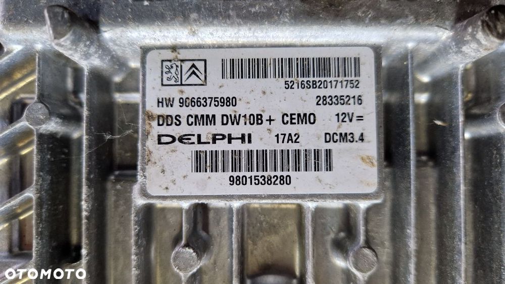 CITROEN C5 III 2.0 HDI STEROWNIK SILNIKA 9666375980 - 2