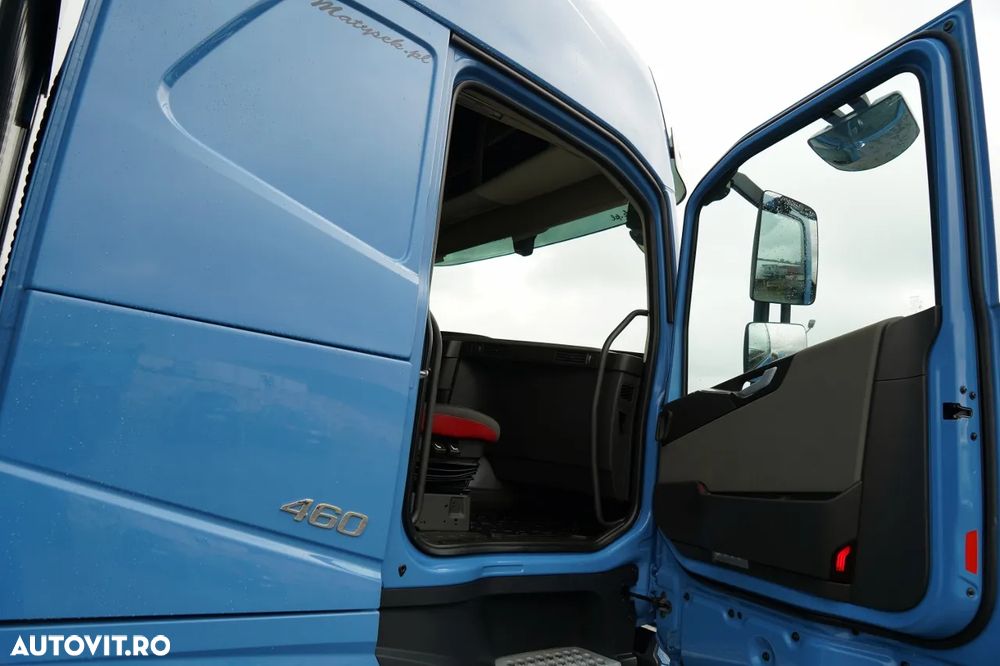 Volvo FH 460 / ANSAMBLU TANDEM / 120 m³ / ÎNCĂRCARE PRIN TRECERE (DRIVE-THROUGH) / PRELATĂ CULISANTĂ / 7,3 m + 8,2 m / CLIMATIZARE STAȚIONARĂ / I-SHIFT / PODEA REZISTENTĂ (HEAVY-DUTY) / - 36
