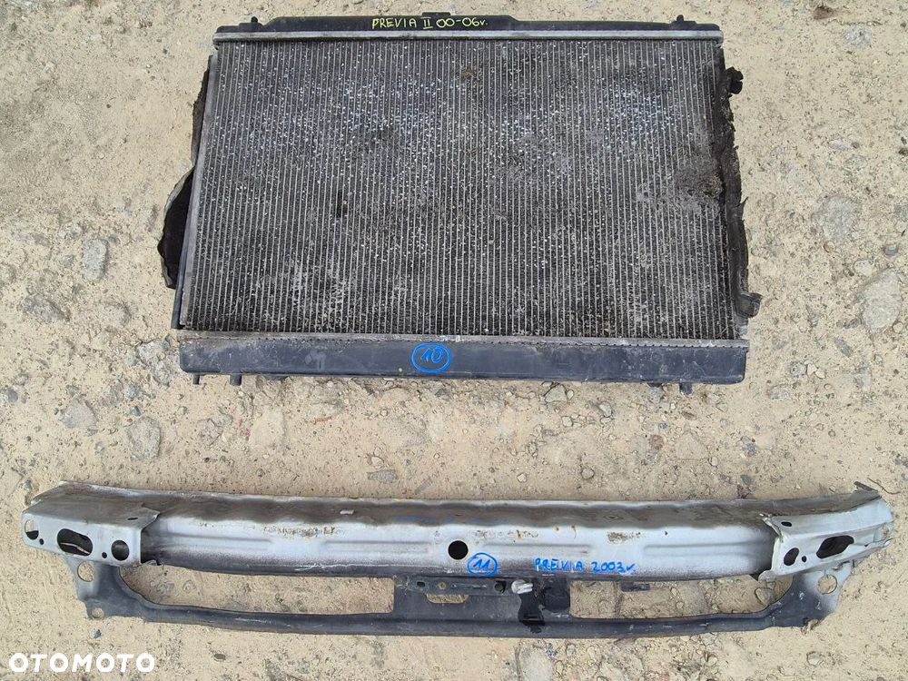 PREVIA II DRZWI BŁOTNIK KLAPA ZDERZAK SZYBA FOTEL CHŁODNICA WODY WZMOCNIENIE WENTYLATOR CHŁODNICY - 20
