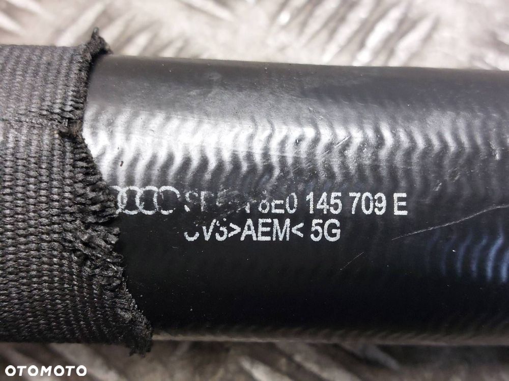 PRZEWÓD POWIETRZA INTERCOOLERA AUDI A4 B7 3.0 TDI 8E0145709E - 2