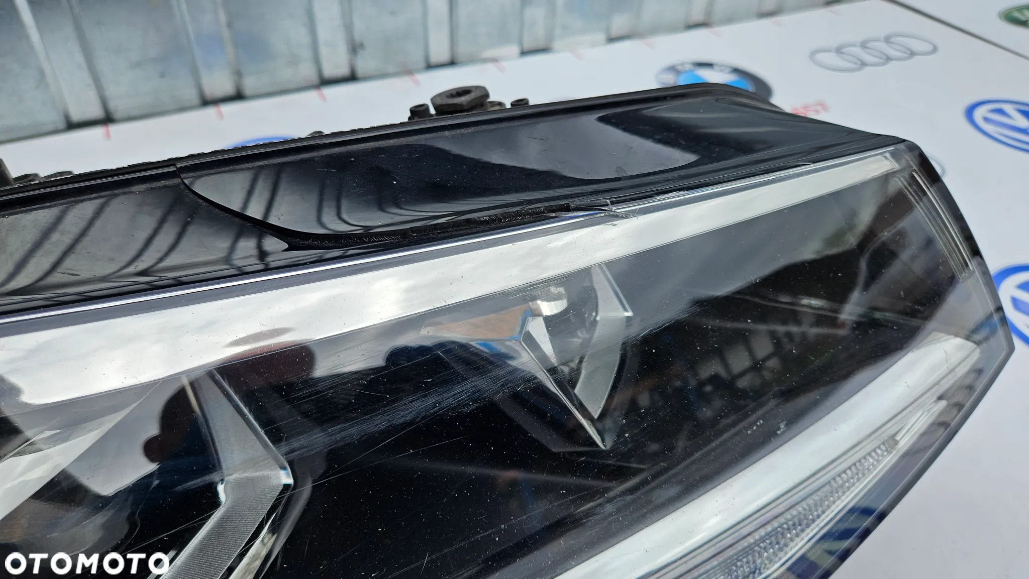 VW CADDY IV 4 2K Reflektor prawy Lampa przednia prawa BI XENON LED 2K1941032A EUROPA USZKODZONY - 5