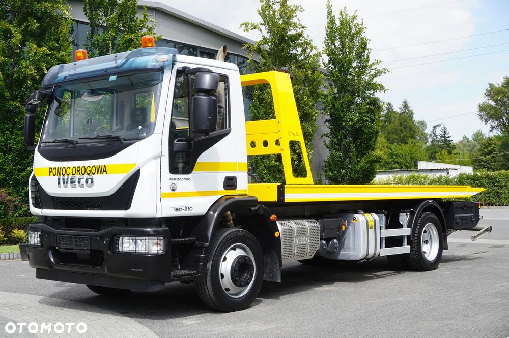 Iveco Eurocargo 160-210 / 75,000 km! / Opuszczana laweta OMARS / Widelec - 2