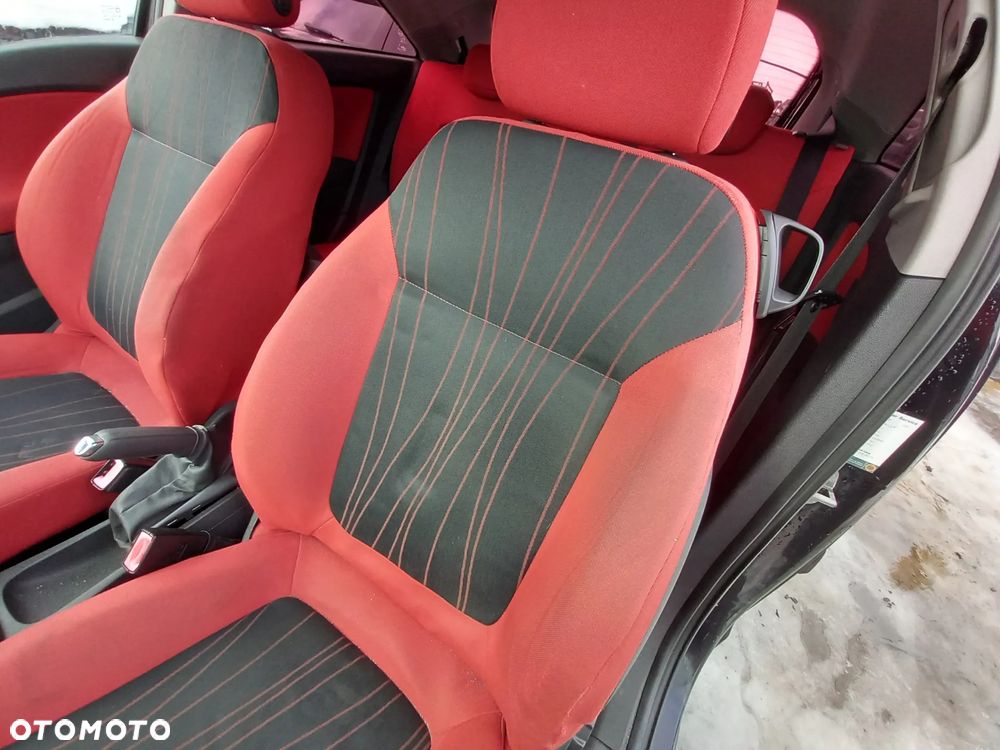 OPEL CORSA D FOTELE KANAPA KOMPLET 3 DRZWI CZERWONE - 2