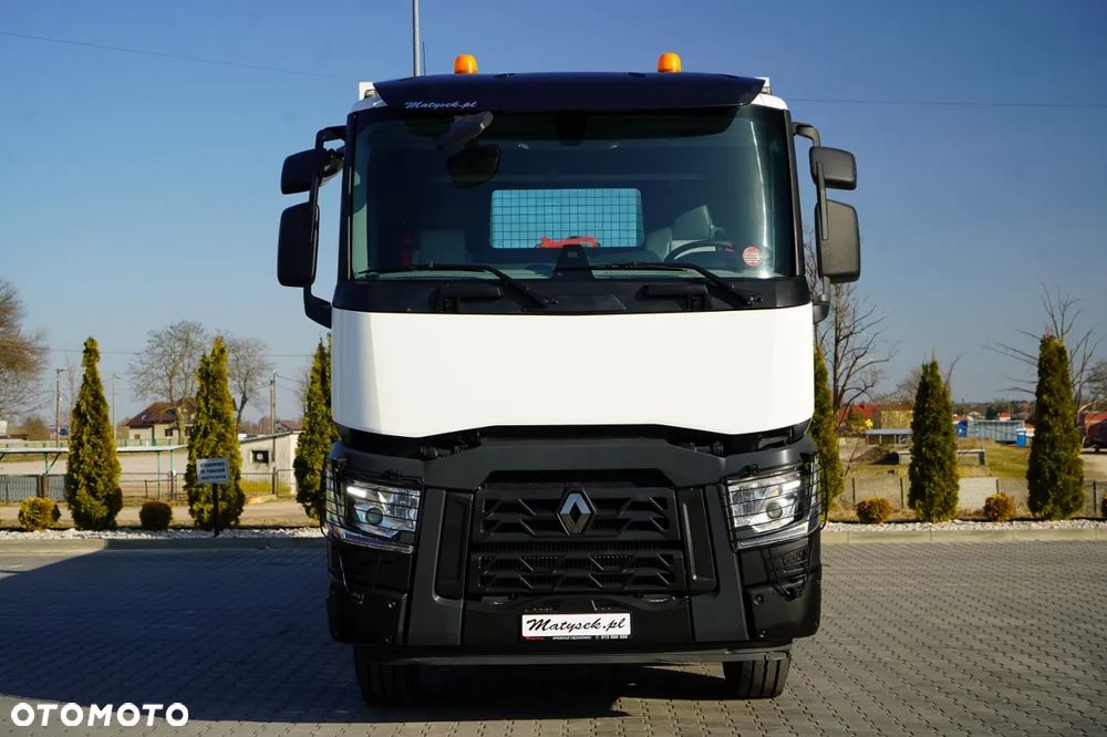 Renault C 430 / 6x4 / SKRZYNIOWY 7,2 M + HDS FASSI F215A / WYSÓW 10 M / STEROWANIE RADIOWE / WIDŁY / ROTATOR - 13