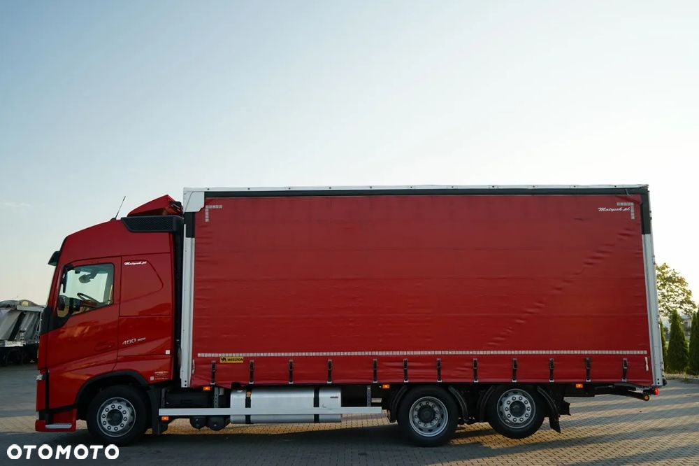 Volvo FH 460 / FIRANKA 7.45M / 6x2 / PODNOSZONY DACH / KLIMA POSTOJOWA  / OŚ PODNOSZONA / PO ZŁOTYM KONTRAKCIE SERWISOWYM - 2