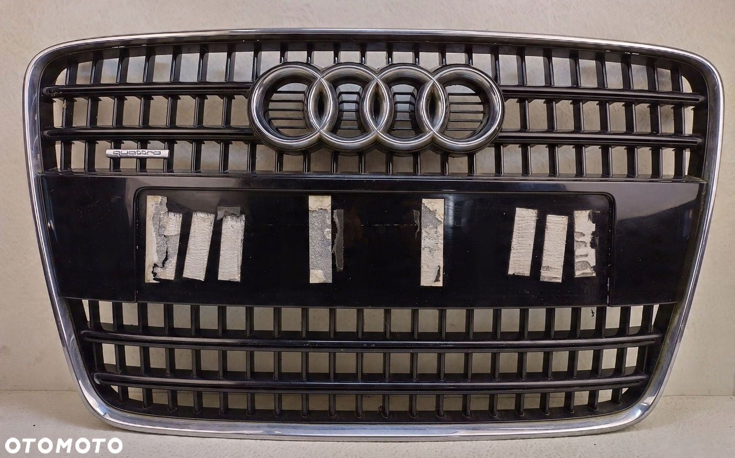 AUDI Q7 4L 05-09 S-LINE GRILL ATRAPA ZDERZAKA PRZEDNIEGO CHROM 4L0853651 - 3