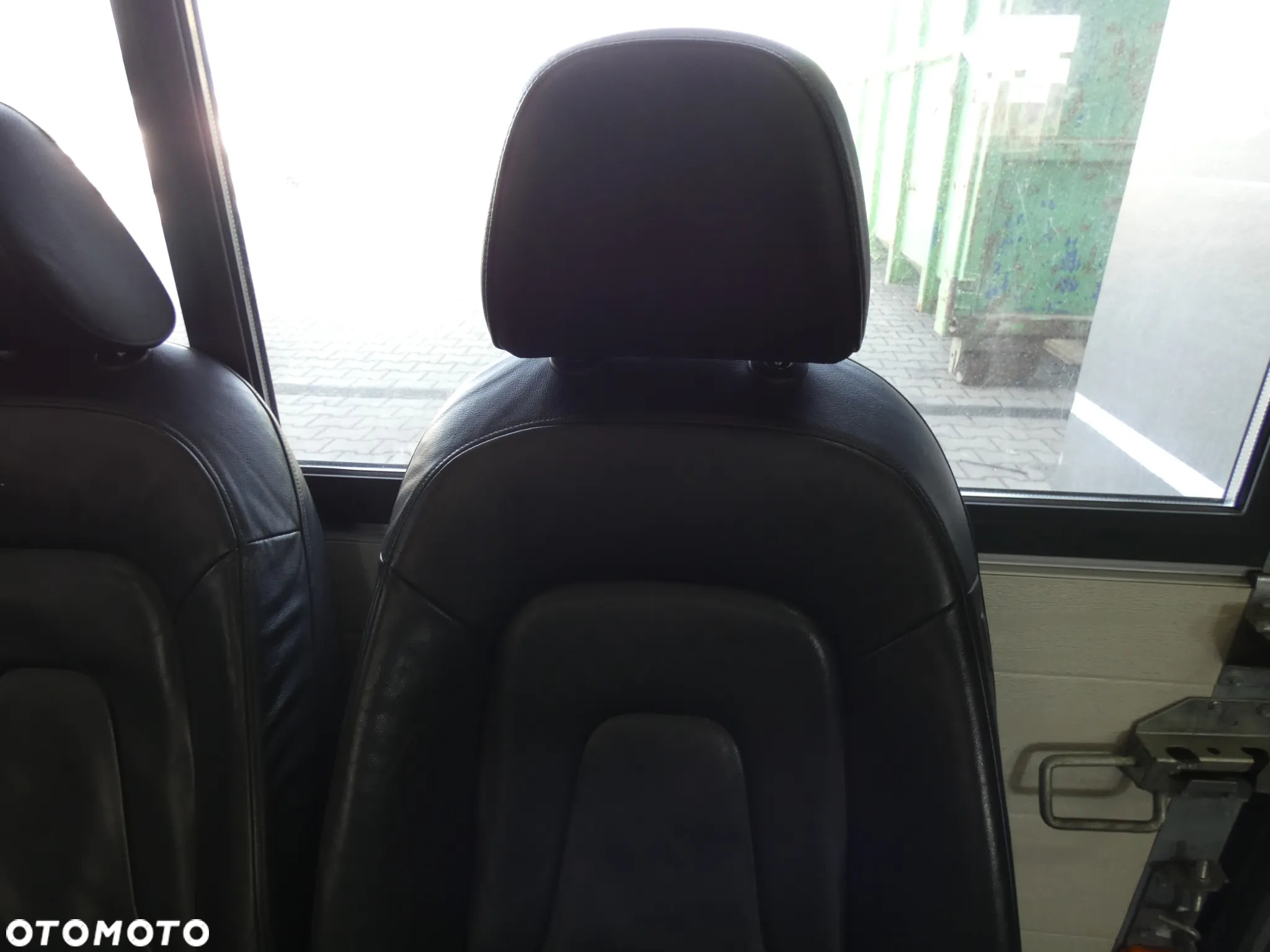 AUDI A4 B8 KOMBI GRZANE FOTELE PRZÓD KANAPA TYŁ CZARNA SKÓRA KOMPLET GORLICE - 5