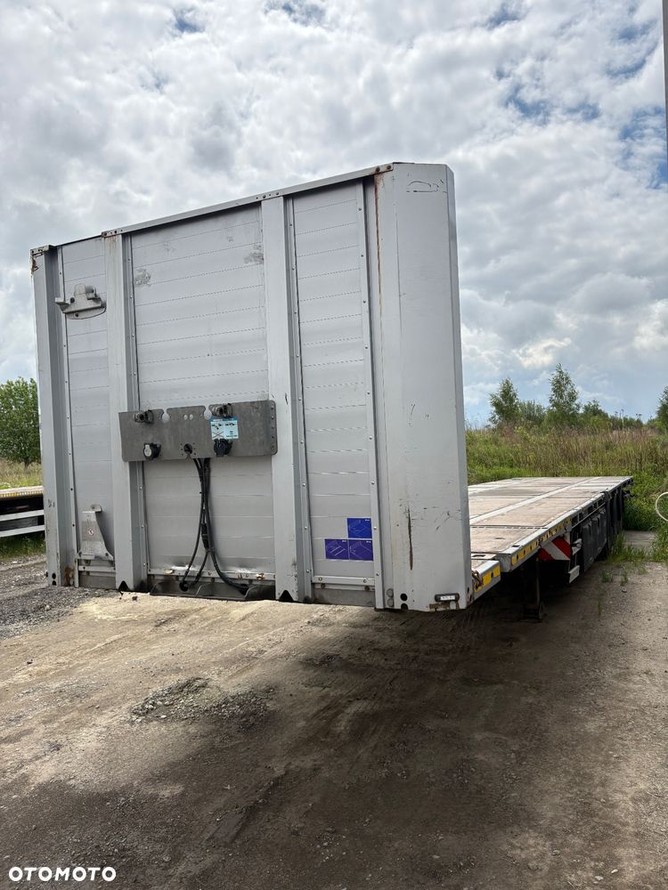 Schwarzmuller RUFA Naczepa niskopodwozie / Najazdy / Platforma / Mocowanie do kontenerów / OCYNK / 2017r / Podnoszona oś - 8