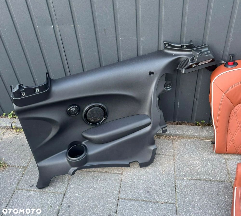FOTELE TAPICERKA MINI COOPER ONE F56 BEV SPORT GRZANE HARMAN CHESTER BROWN - 10