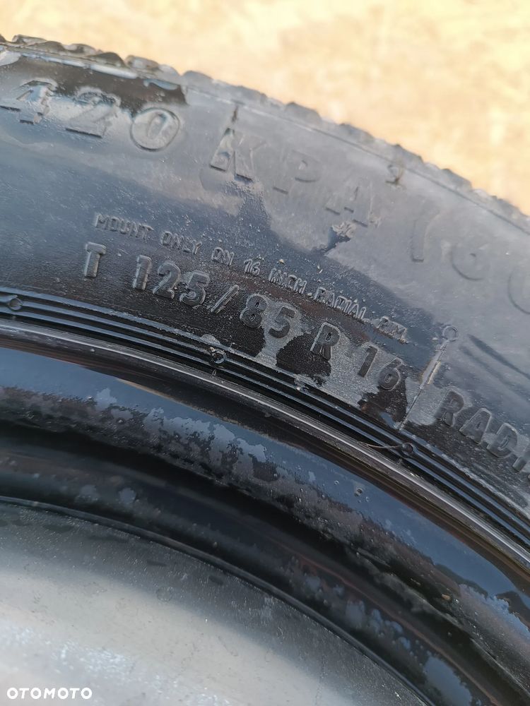 KOŁO DOJAZDOWE ZAPASOWE 5X108 PEUGEOT CITREON OPEL TOYOTA - 3