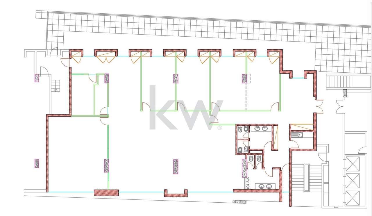 Escritório muito bem situado, com 415 m2 e 10 lugares de estacionament - Grande imagem: 3/17