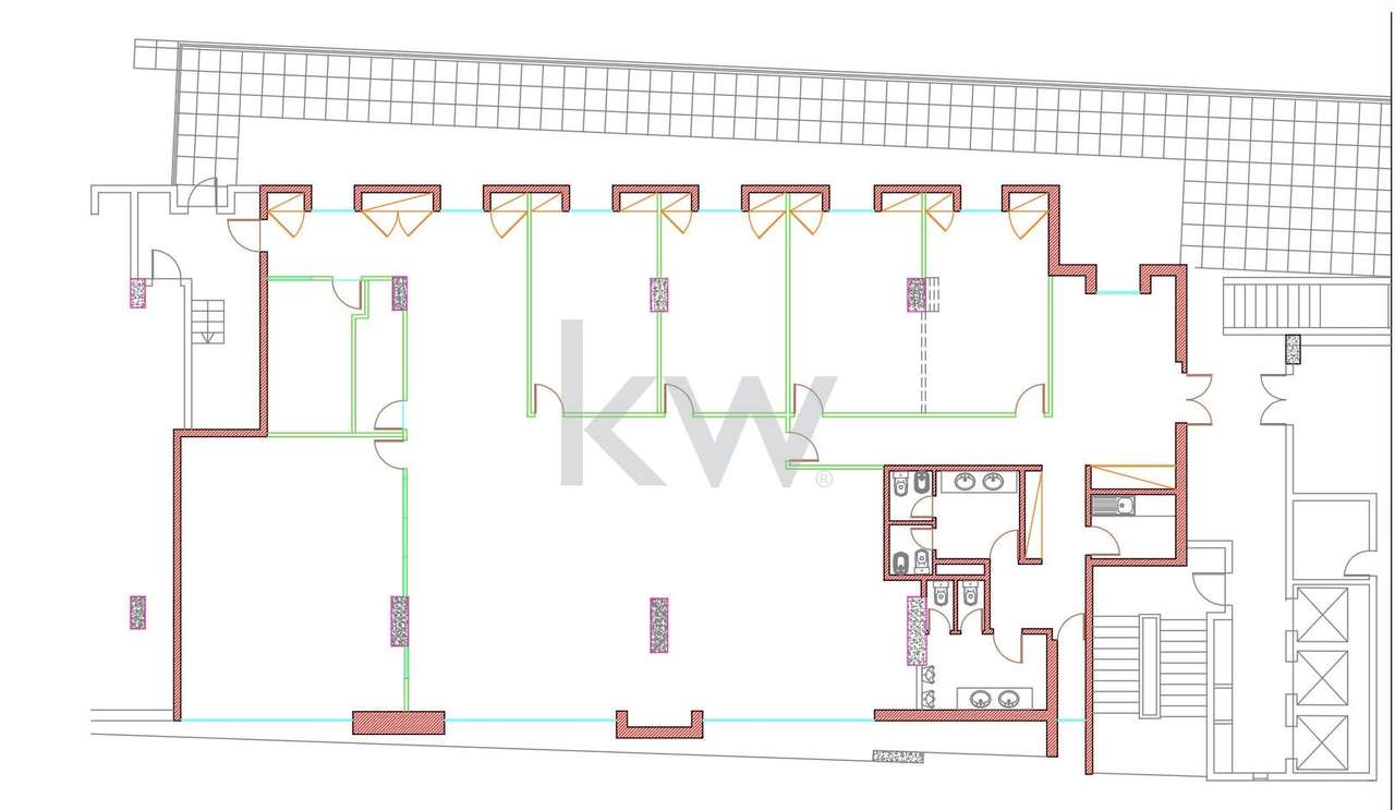 Escritório muito bem situado, com 415 m2 e 10 lugares de estacionament - Grande imagem: 3/17