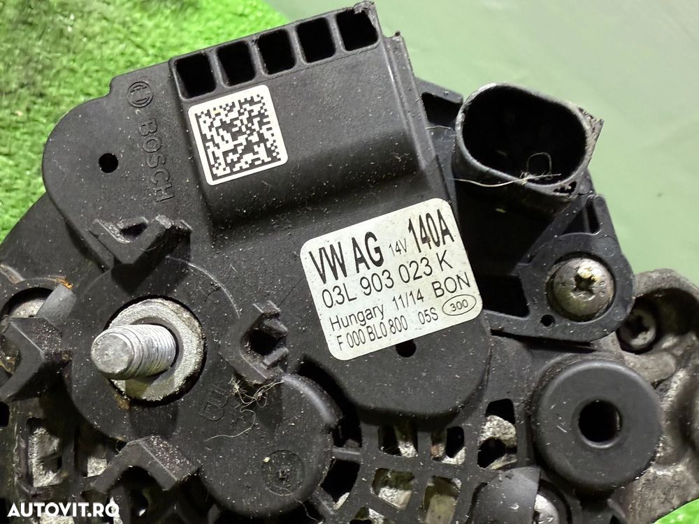 ALTERNATOR VOLKSWAGEN GOLF / SKODA YETI / SEAT LEON ST / AUDI A1 A3 SPORTBACK COD OEM 03L903023K - 7