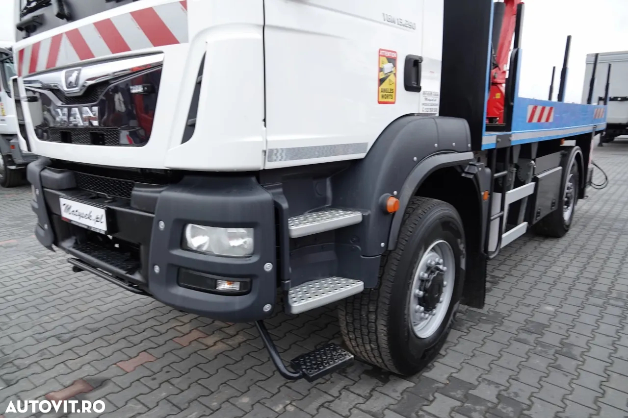 MAN TGM 13.290 / 4x4 / HDS HC 190 + GAMURIȚĂ 2 m / FORMAȚIE RICH / EURO 6 / MANUAL / AN 2019 - 11