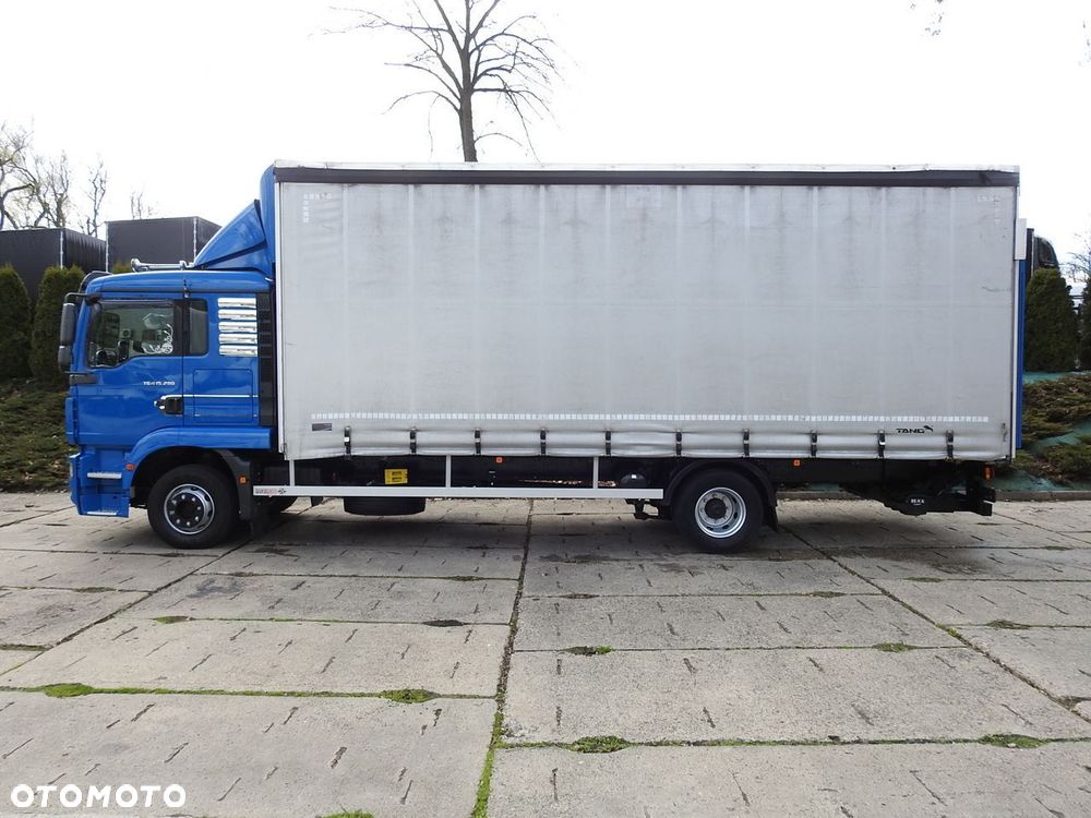 MAN TGM 15.290 PLANDEKA WINDA 18 PALET KLIMATYZACJA TEMPOMAT PNEUMATYKA BLIŹNIACZE KOŁA  290KM - 10