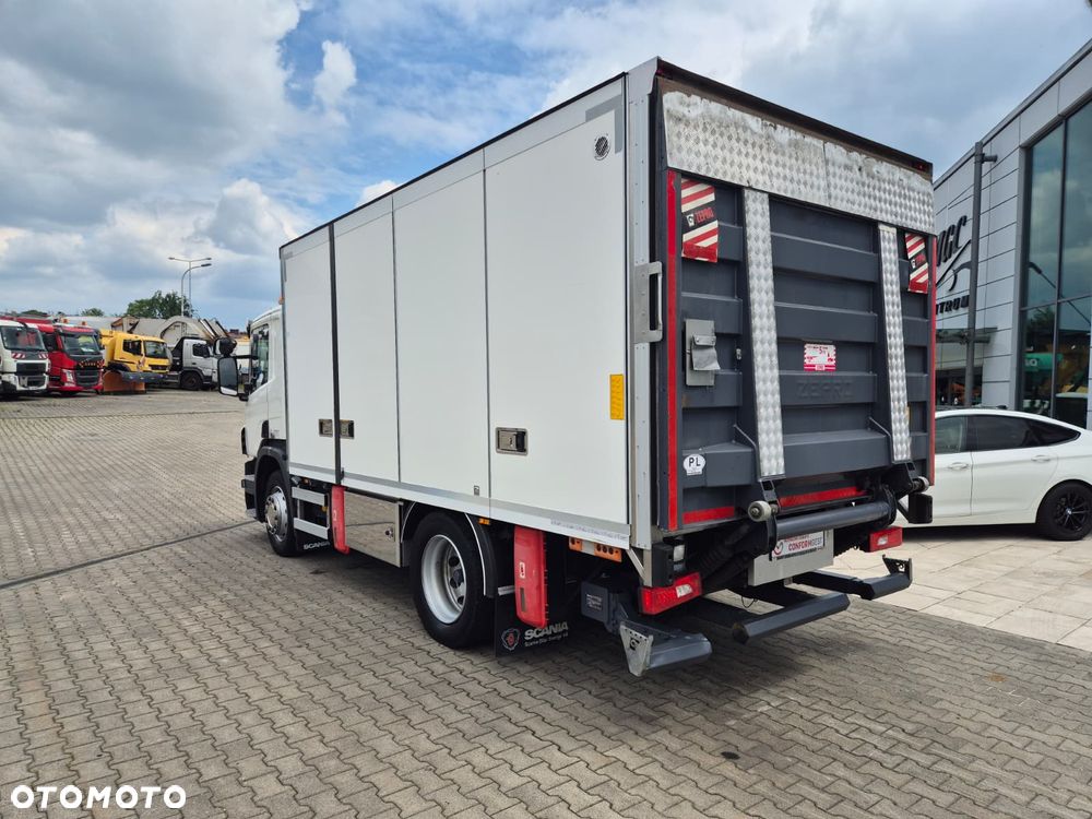 Scania P230 4X2 / KONTENER / OTWIERANY BOK / IDEALNY DO MASZYN I WIERTNIC / WINDA 1500KG / AUTOMAT / BEZWYPADKOWY / 1WŁ. / SERWISOWANY / EURO 5 / DUŻA ŁADOWNOŚĆ / MODEL 14 - 8