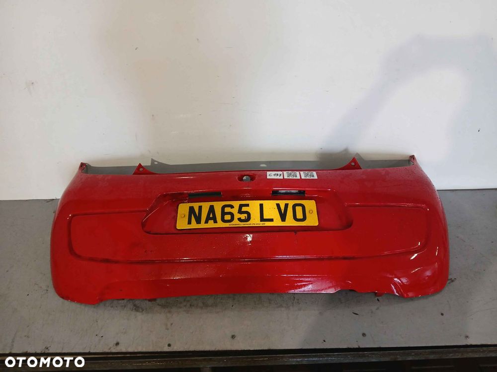 ^ ZDERZAK TYŁ TYLNY DO CITROEN C1 2 II Gen. TOUCH KKN CZERWONY