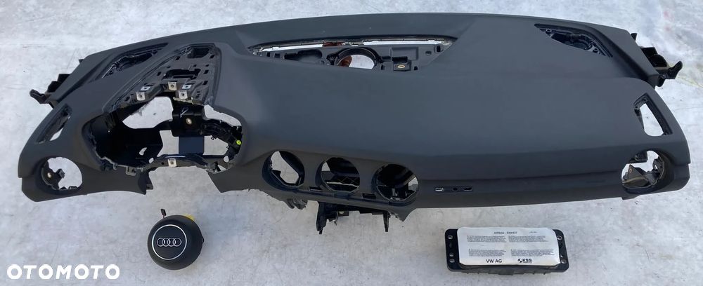 AUDI TT 8S COUPE CABRIO ROADSTER DESKA KONSOLA KOKPIT PULPIT PÓŁKA PARAPET PODUSZKI POWIETRZNE PODUSZKA POWIETRZNA KIEROWCY PASAŻERA PASY PAS wymiana od ręki Raz2 !!! - 4