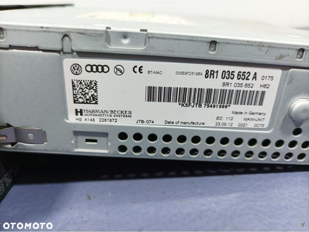 AUDI A4 B8 LIFT MODUŁ CZYTNIK MMI NAWIGACJI 8R1035652A - 5