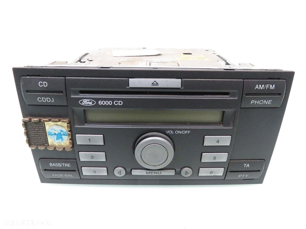RADIO FORD FOCUS MK2 II 4M5T18C815AD 6000CD + KOD - 1
